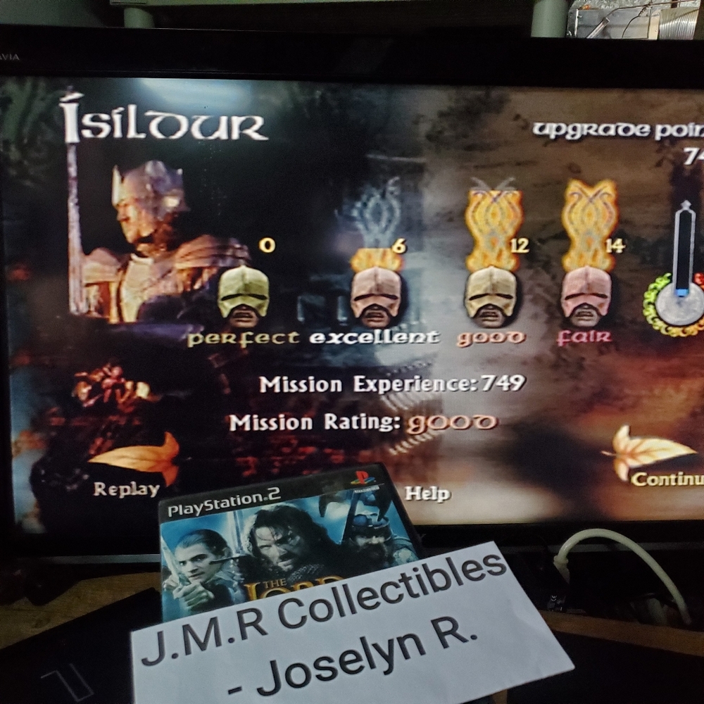 Lord of the Rings The Two Towers PS2 (Sony PlayStation 2, 2004) Complete/good